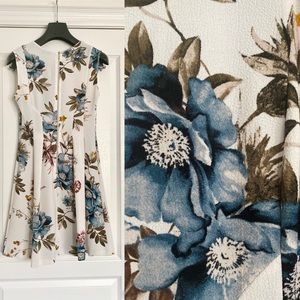 Dynamite | Floral Classic Fit and Flare Dress